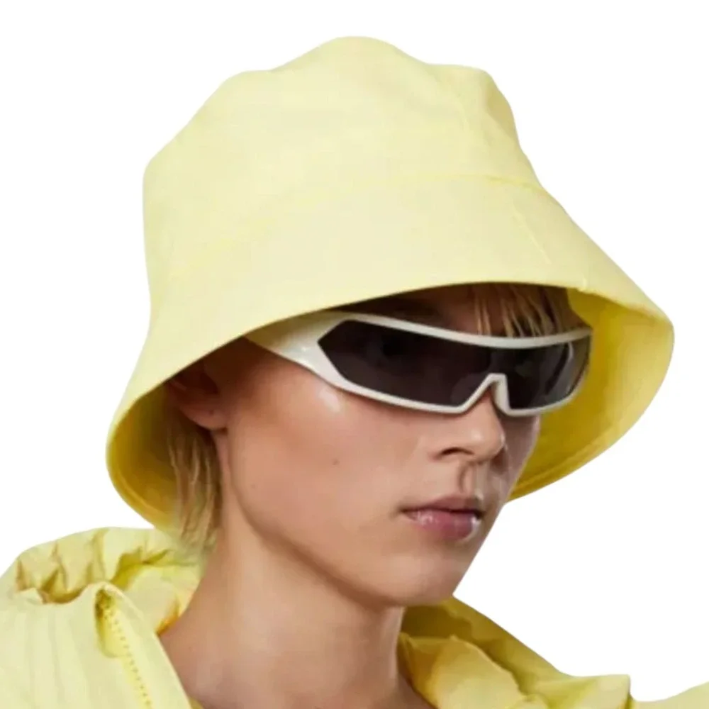RAINS Bucket‎ Hat Size XS - M Waterproof Straw Yellow Gorpcore Y2K Festival